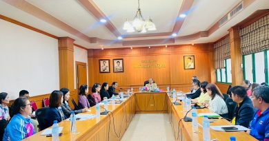 นายกสภามหาวิทยาลัยราชภัฏเลยตรวจเยี่ยมการดำเนินงานด้านการส่งเสริมคุณธรรม จริยธรรม และด้านศิลปะและวัฒนธรรมที่มีต่อการพัฒนานักศึกษามหาวิทยาลัยราชภัฏเลย วันที่ ๒๔ ตุลาคม ๒๕๖๘